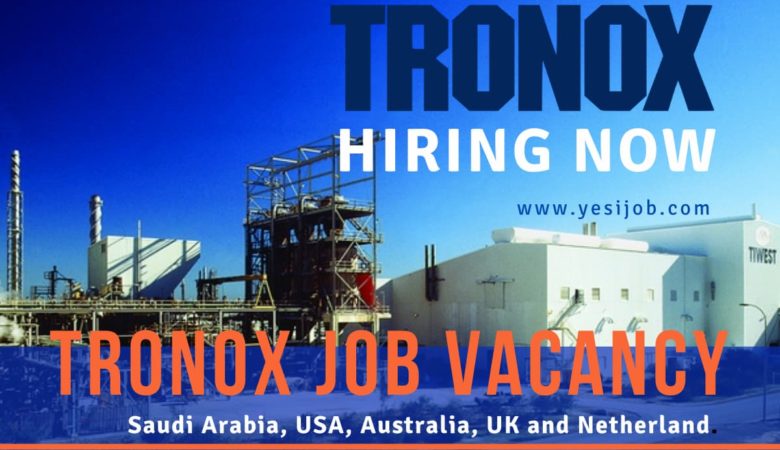 Tronox Job Vacancy