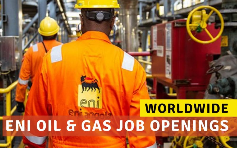 Eni Job Opportunities UK, Italy, Egypt, Congo, Mexico