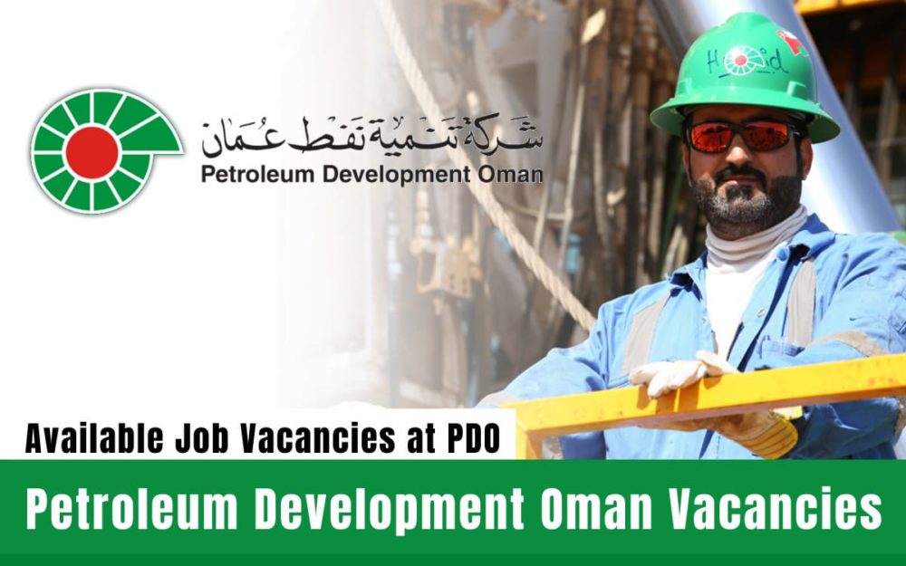 PDO Oman Job Vacancies