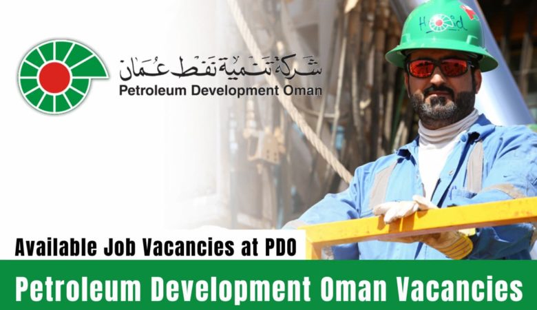 PDO Oman Job Vacancies