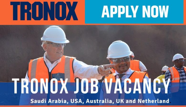 Tronox Job Vacancies Saudi Arabia