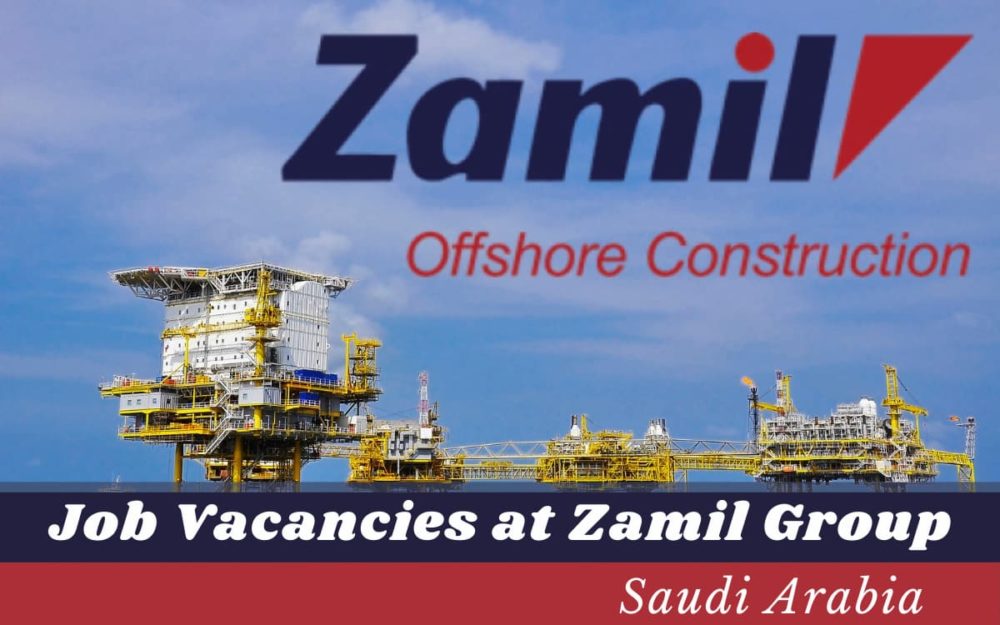 Zamil Offshore Job Vacancies Saudi Arabia