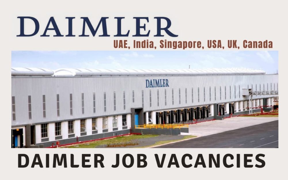 Daimler Job Vacancy