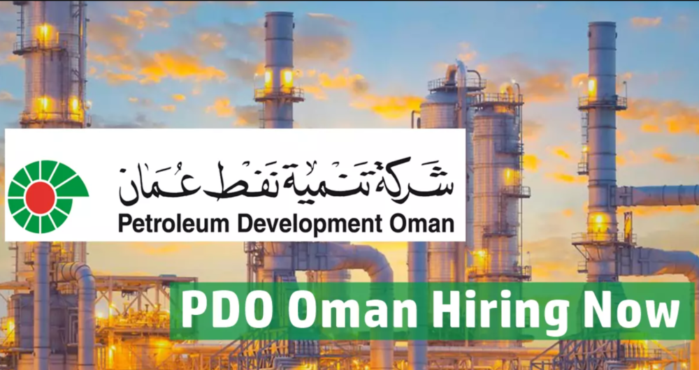 PDO Vacancies: Petroleum Development Oman Jobs