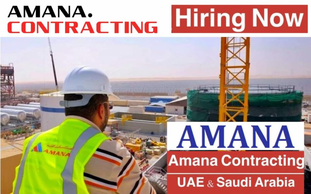 Amana Contracting Jobs