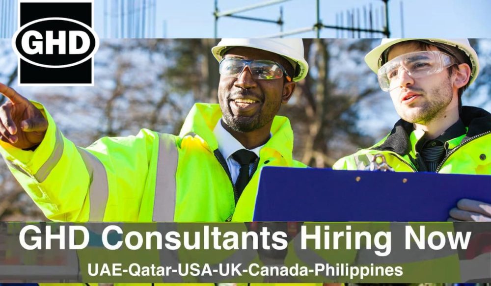 GHD Consultants Jobs UAE, Qatar, USA, UK, Canada, Philippines