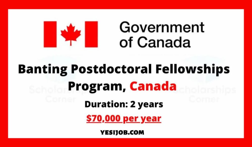 Banting Fellowship In Canada