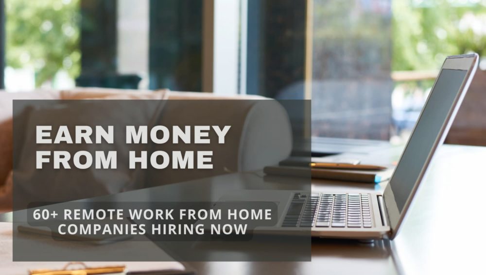 Remote Work From Home